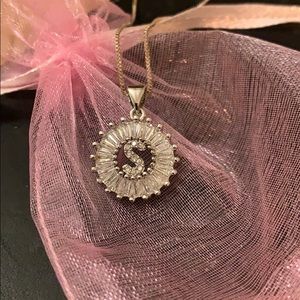 ⚡️FLASH SALE⚡️NWOT “S” pendant with 925 16” chain